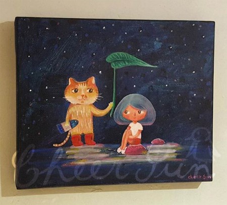 《 一 起 看 海 吧 》/ 壓克力顏料